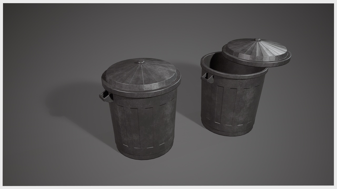 Media 1 for listing Trashcan 02 - Game Ready