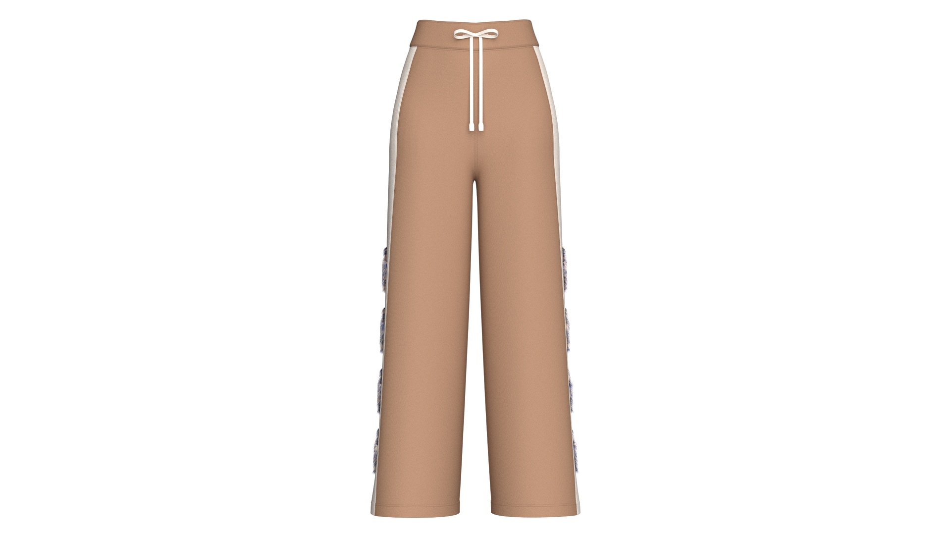 Media 1 for listing Girls Patch Star Side Striped Sweatpant | High Poly