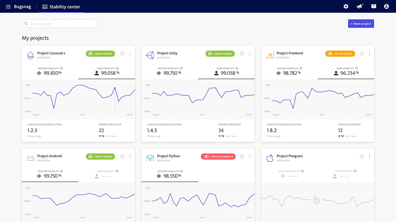 Media 1 for listing BugSnag