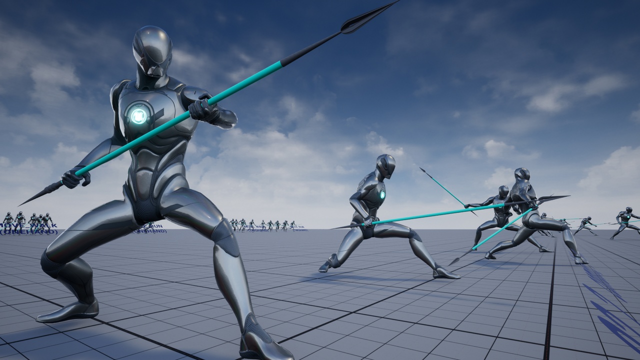 Media 1 for listing Oriental Spear AnimSet