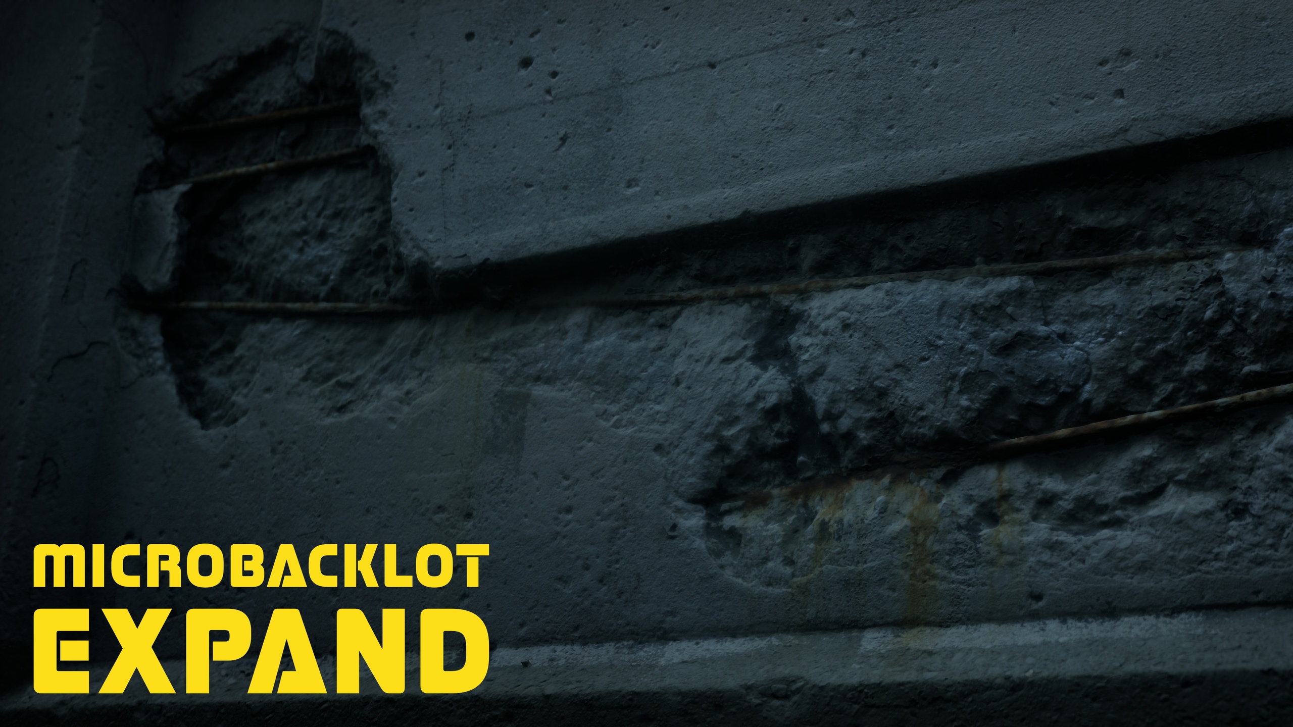 Media 1 for listing MICROBACKLOT | EXPAND // Urban Decay Concrete Rebar Wal Section