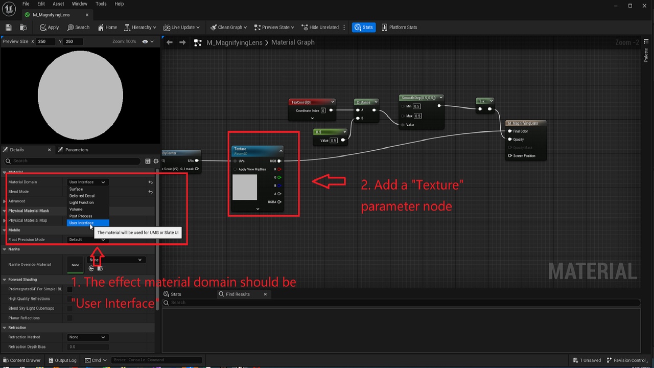 PostProcess Widget