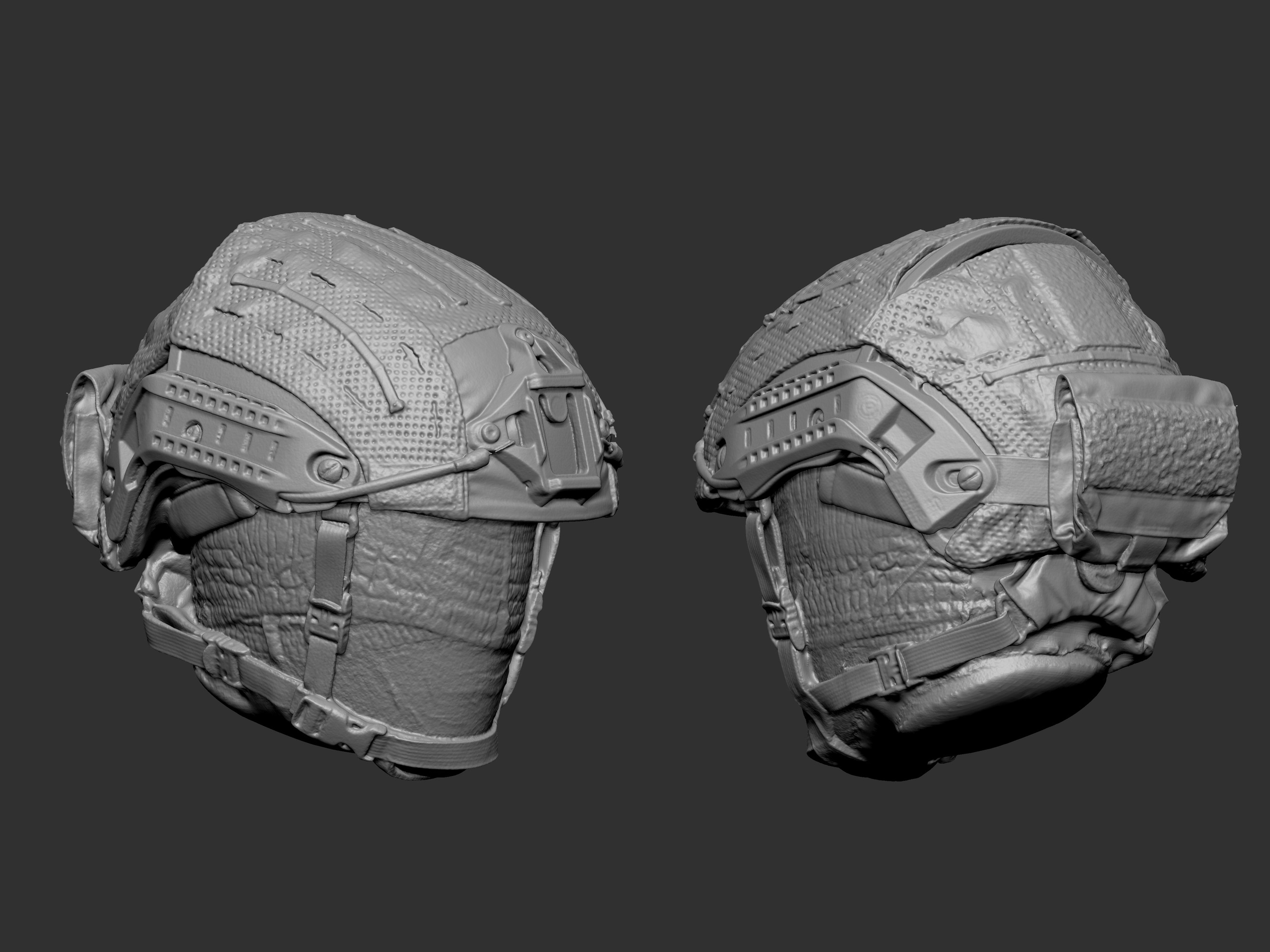 Media 1 for listing RAW SCANS Tactical Helmet With Cover