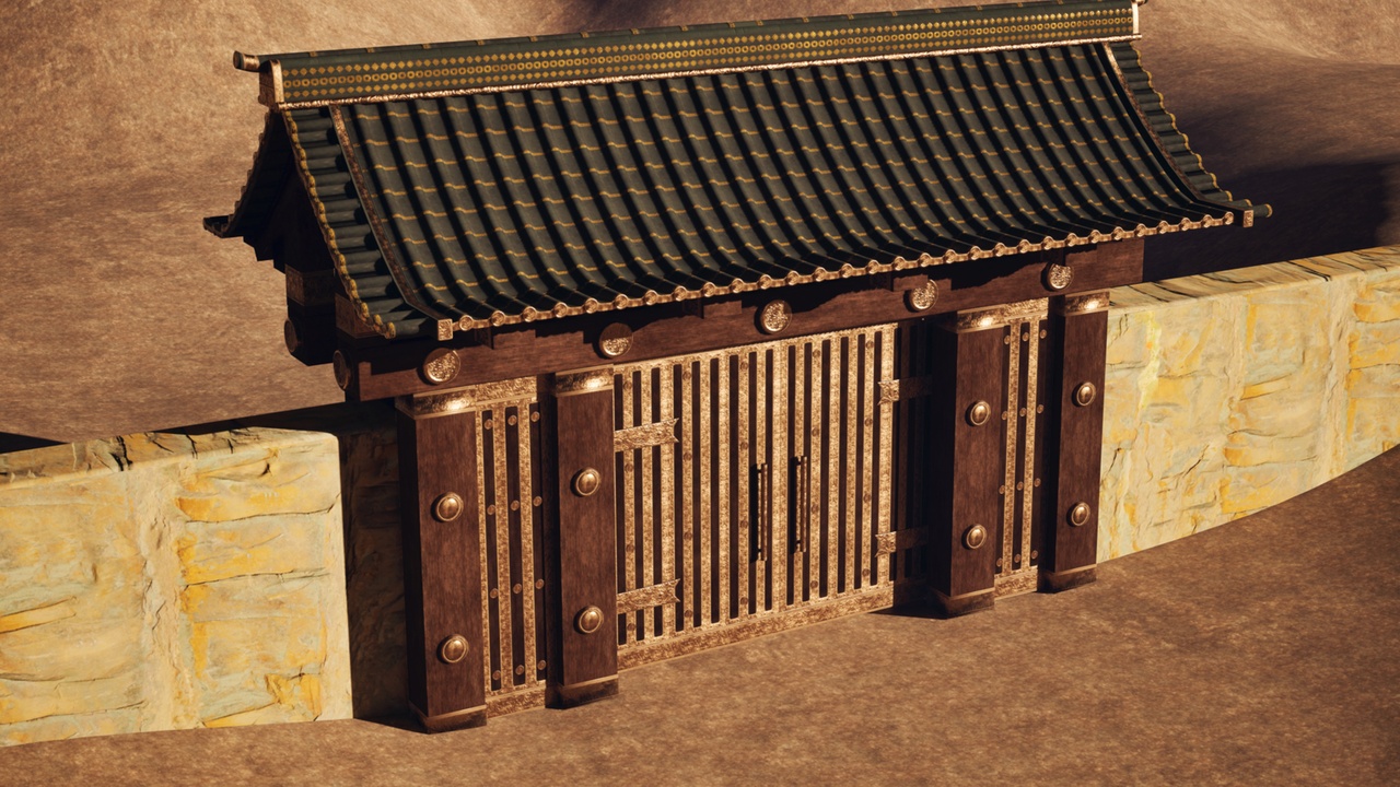 Media 1 for listing Karamon Traditional Japanese Gate