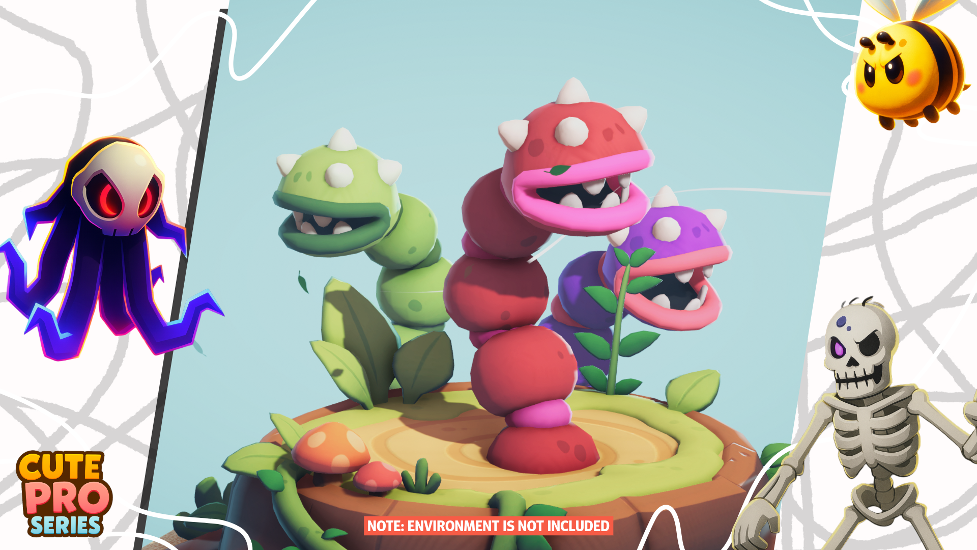 Plant Worm Cute Pro Series | Fab