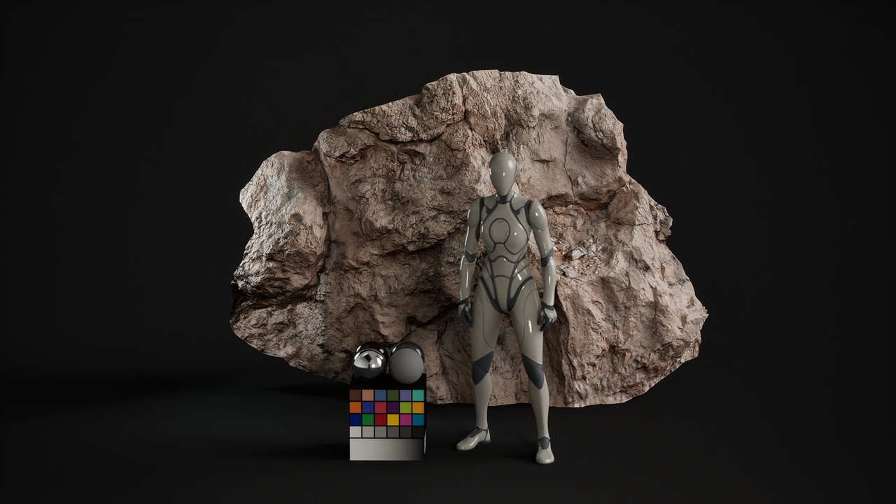 Multimedia 1 dla listy Realistic Rock Wall 02 - Badlands with 4 LODs