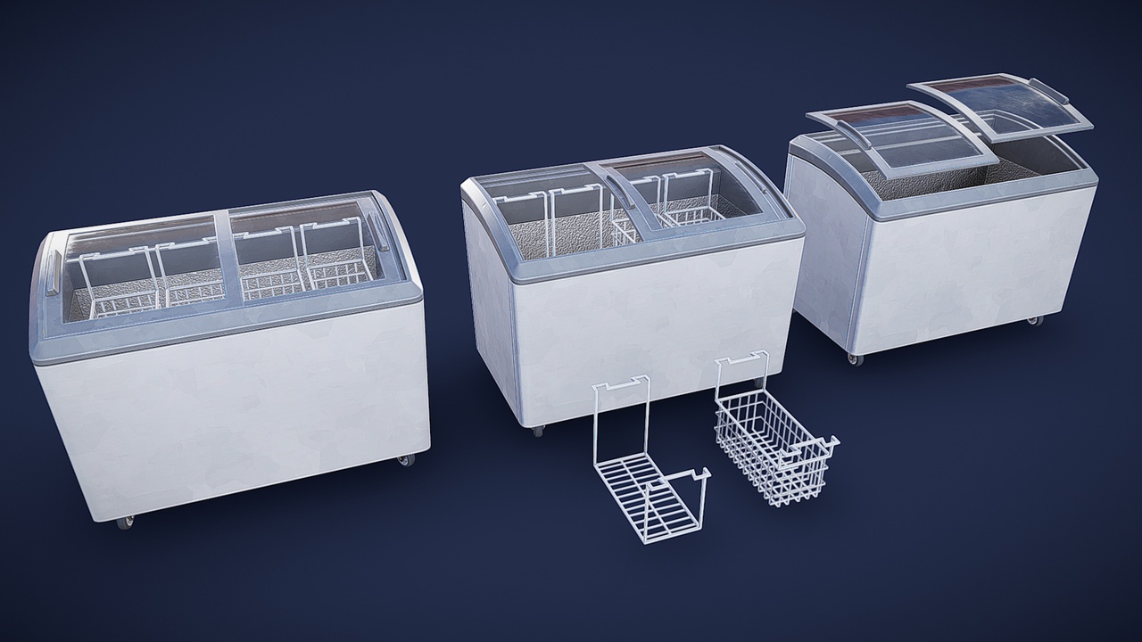 Media 1 for listing Stylized Chest Freezer - Game Ready