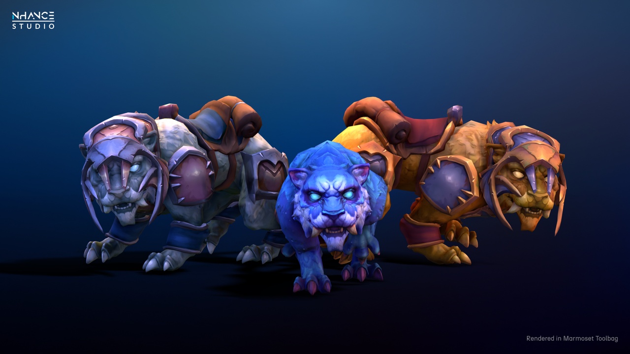 Media 1 for listing Stylized Tiger Mount