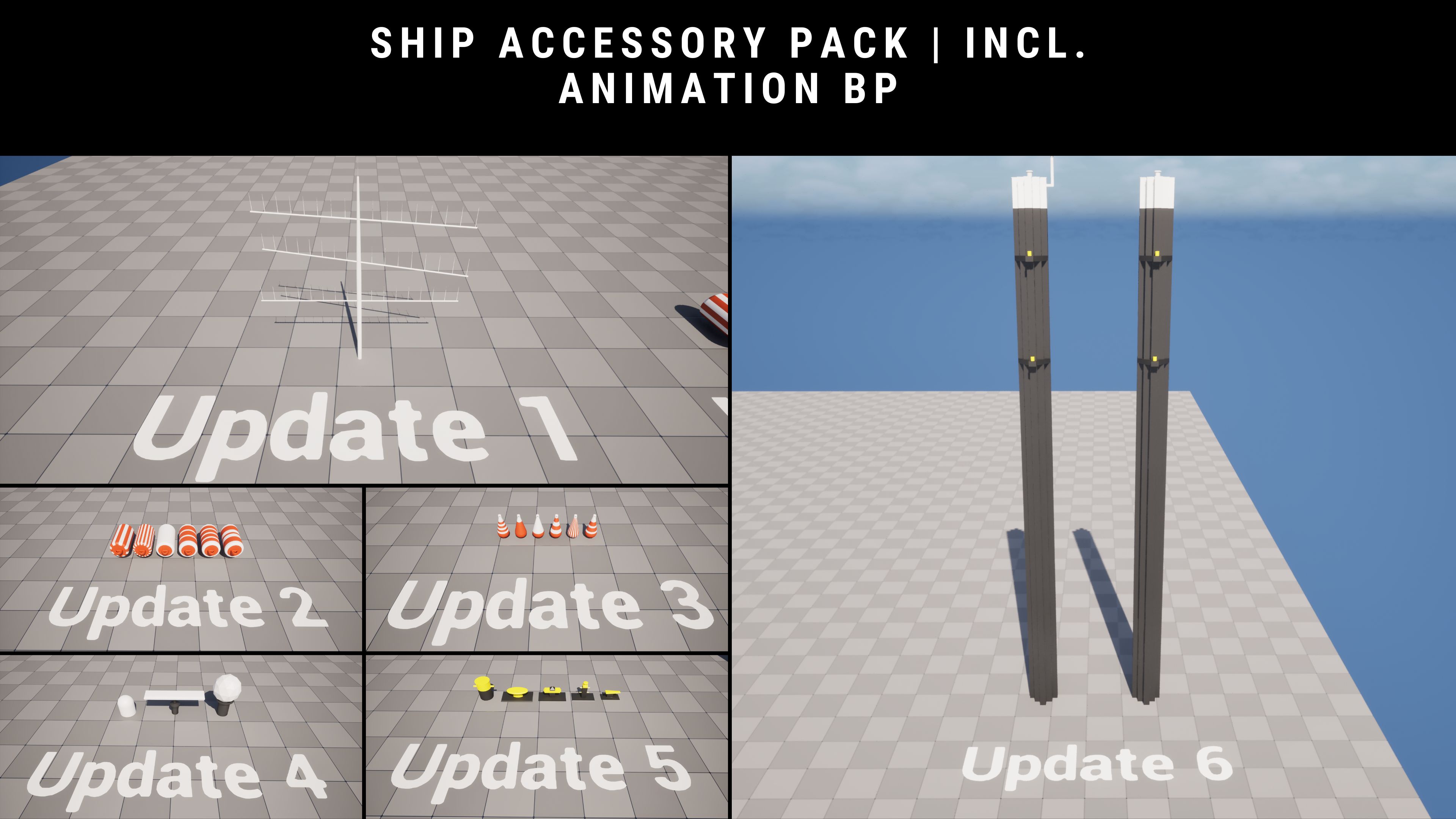Ship Accessory Pack | incl. Animation BP | Fab