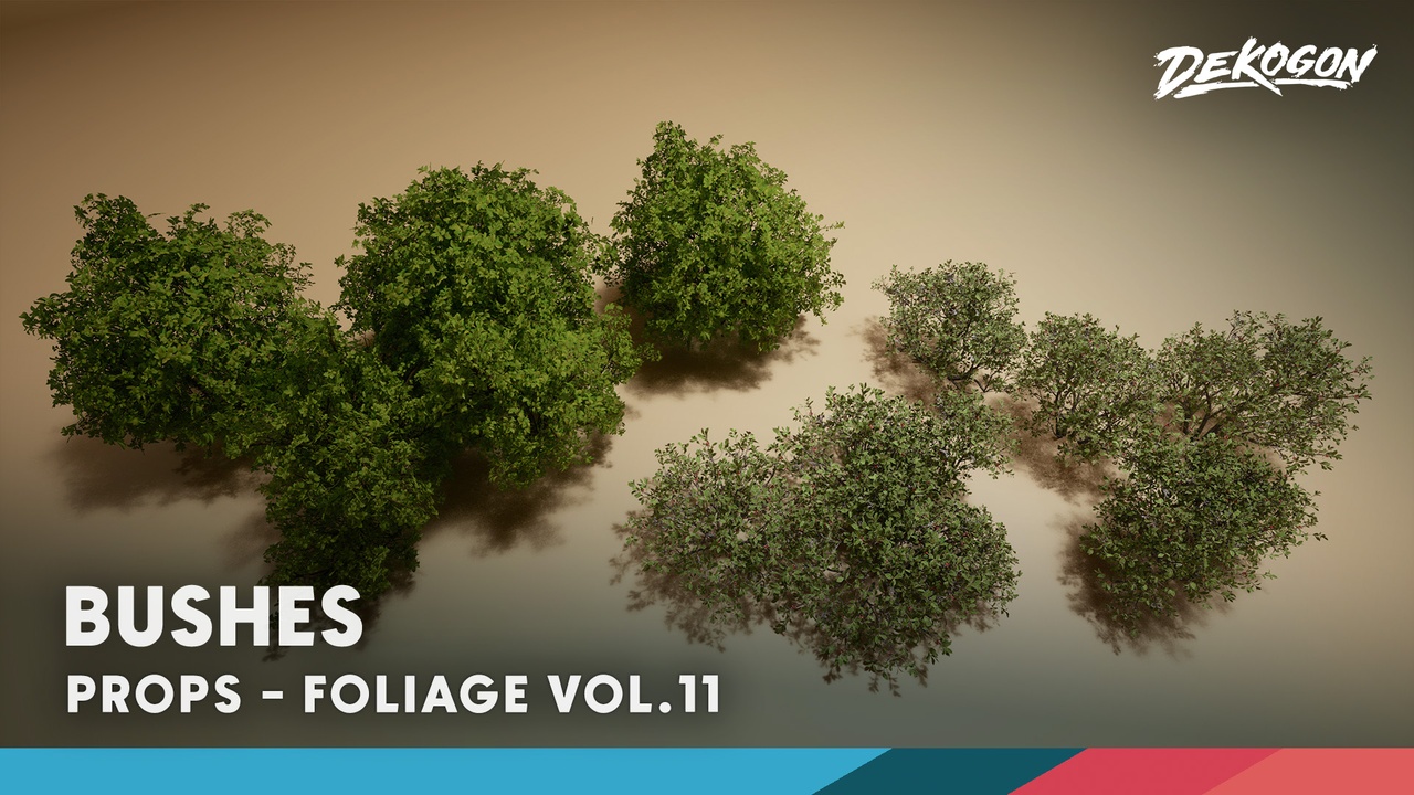 商品 Foliage VOL.11 - Bushes (Nanite and Low Poly) 的媒体 1