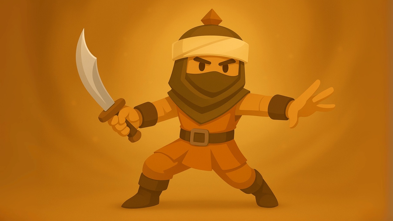 Media 1 for listing Stylized Desert Warrior | Low-Poly Style