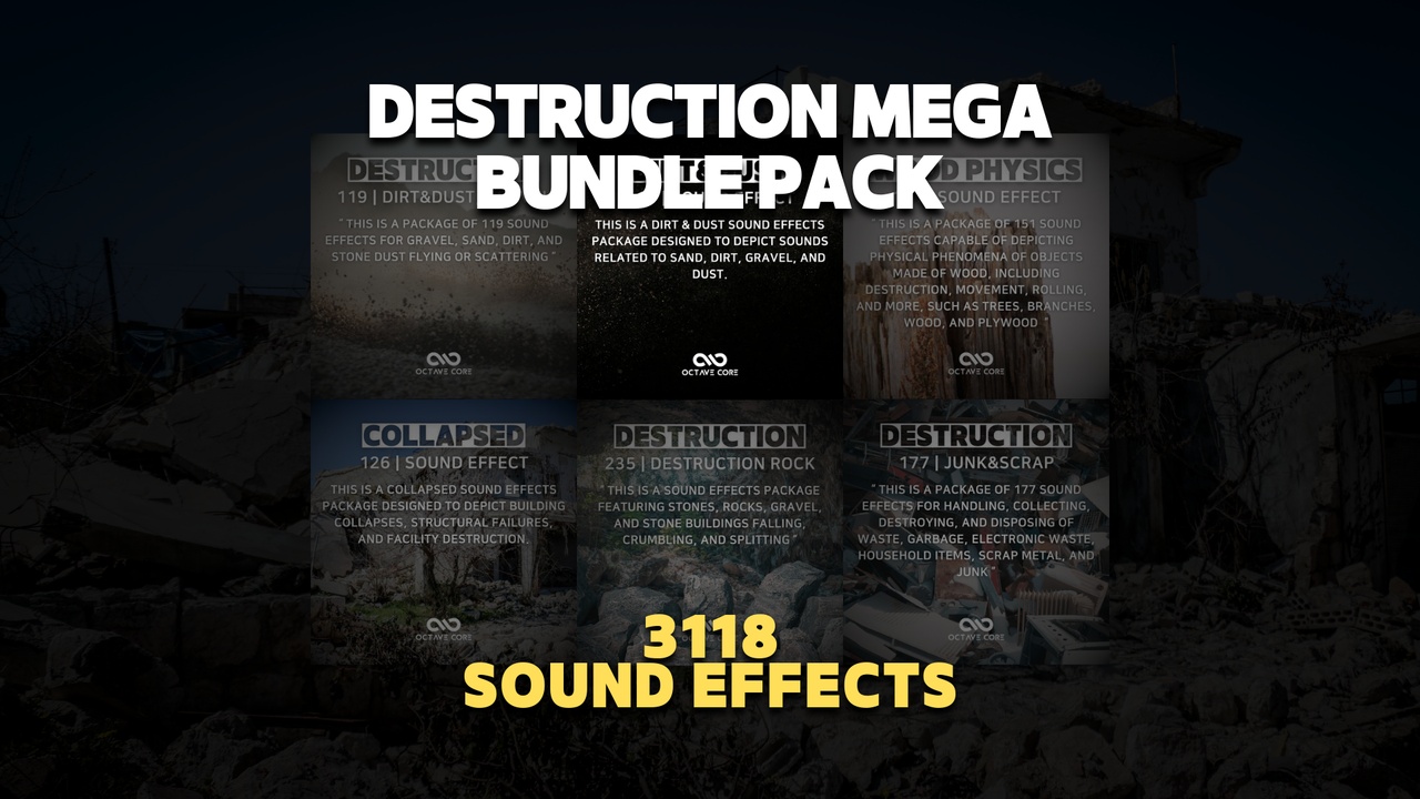 Media 1 for listing Destruction Mega Bundle Pack