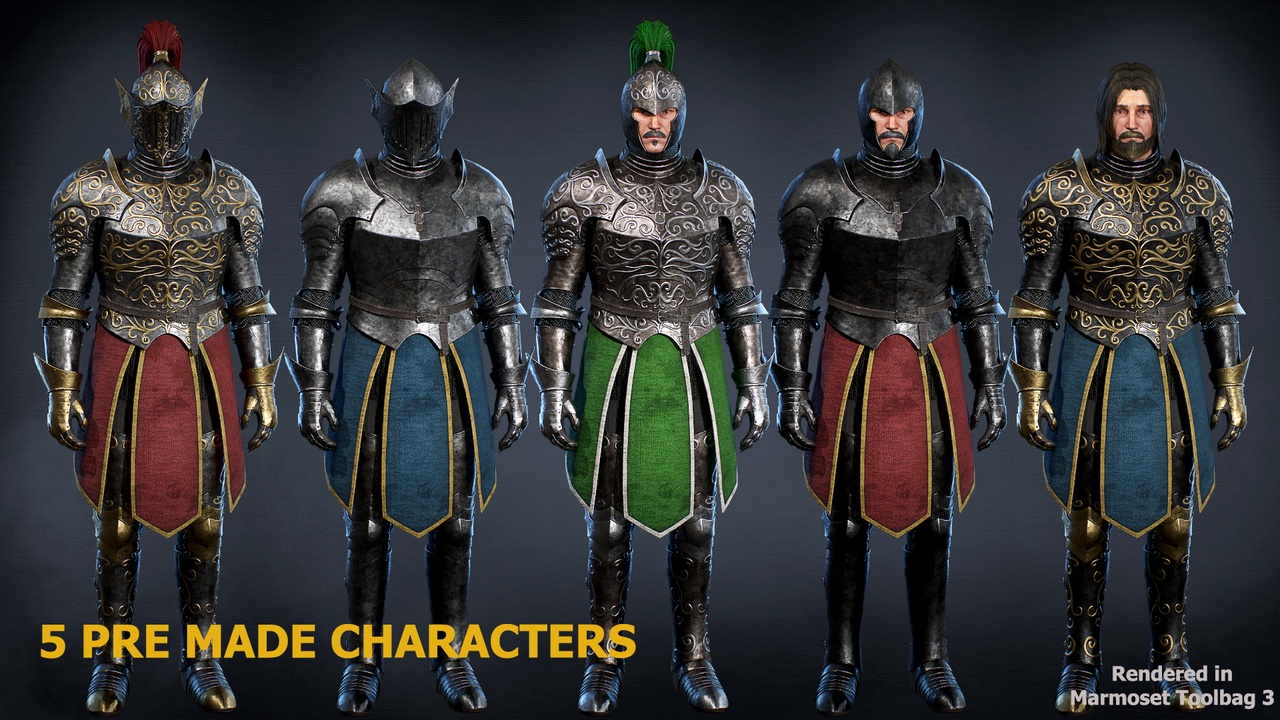 Media 1 for listing Fantasy Knight 02
