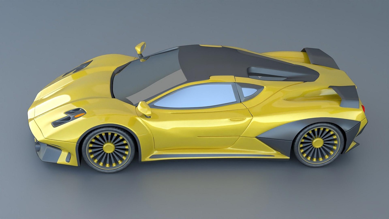 Media 1 for listing Hyperwasp original supercar concept