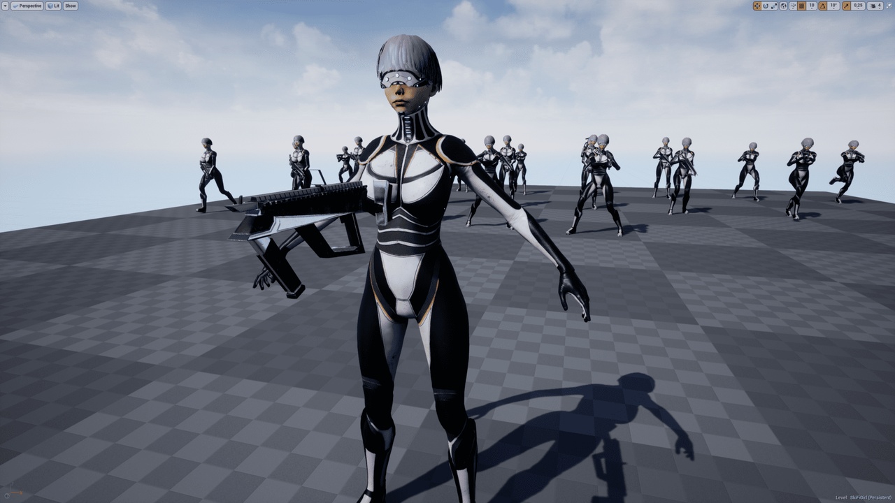 Media 1 for listing Sci-Fi Girl