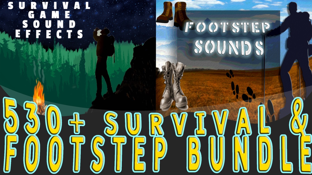 Media 1 for listing 530+ FOOTSTEP & MEGA SURVIVAL BUNDLE