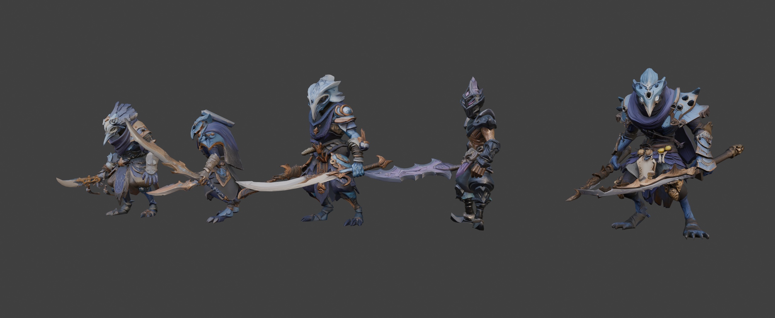 Media 1 for listing Fantasy Nightfang Assassins 🗡️ (LowPoly)