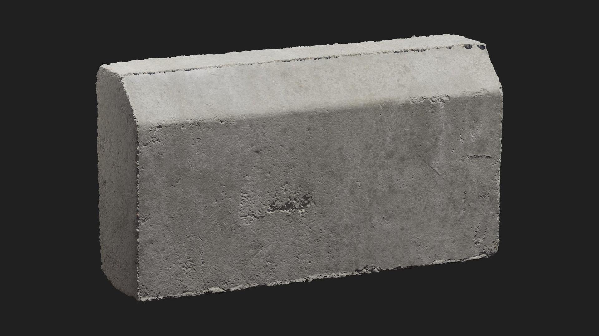 Construction Roa Block Concrete Curb | Fab
