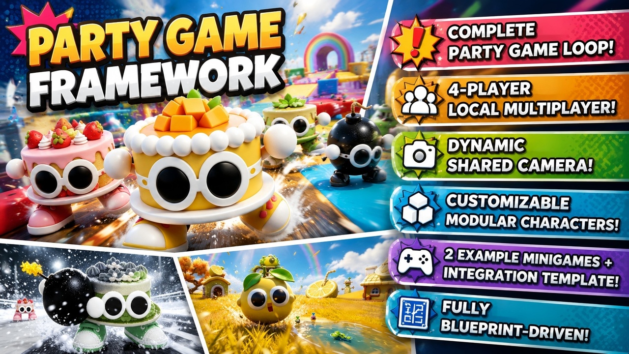 PARTY GAME FRAMEWORK | Fab