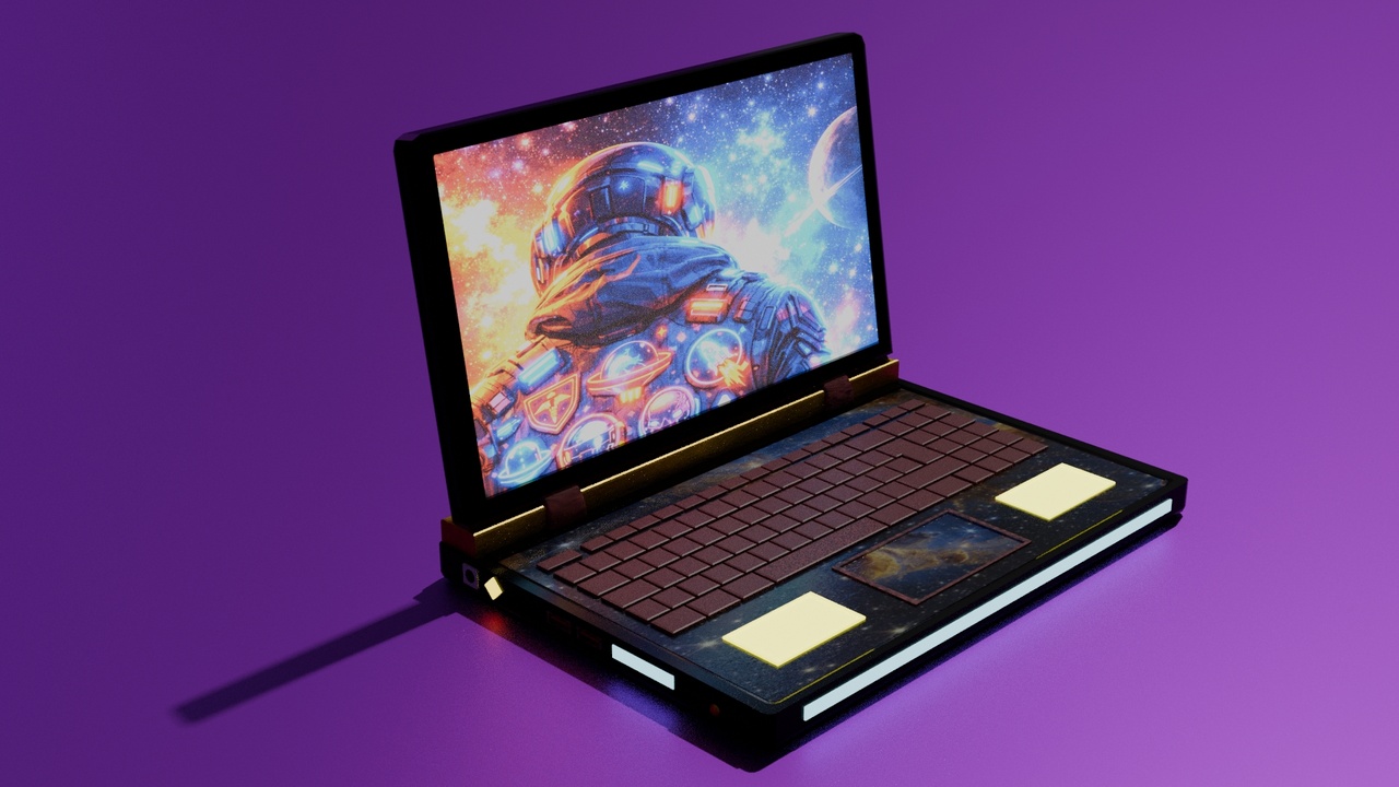 Media 1 for listing Computer Laptop Cyberpunk