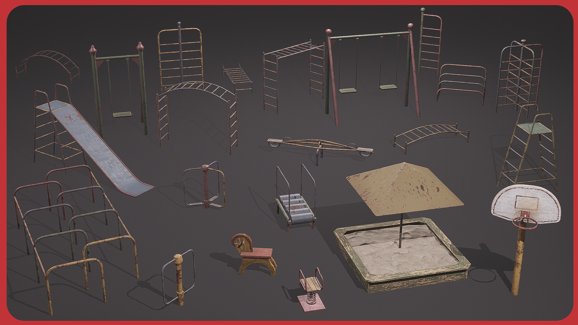 Abandoned Soviet Playground 3 | Fab