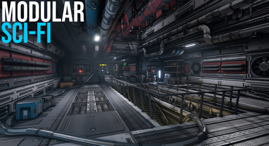 Sci-Fi Modular Environment | Fab