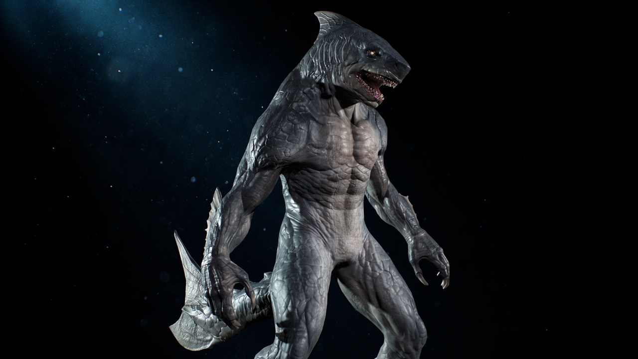 Media 1 for listing Shark Humanoid