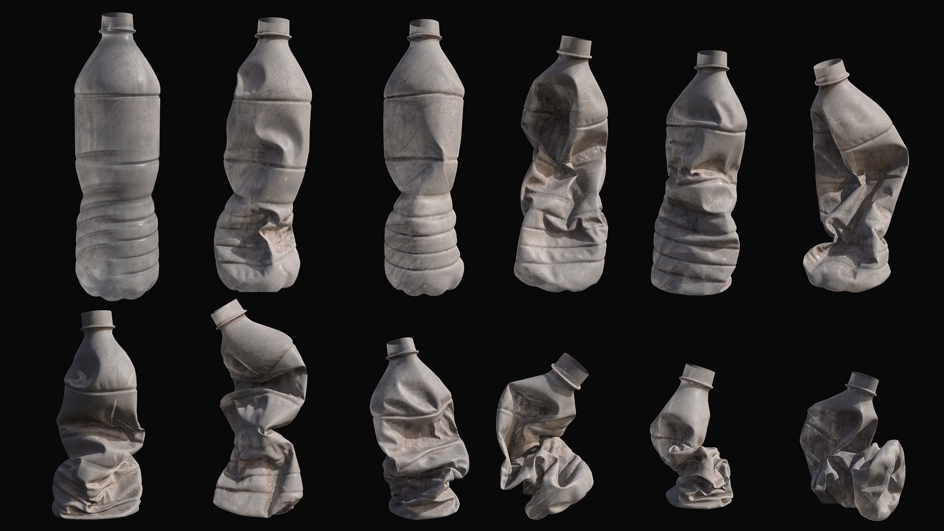 Media 1 for listing Crushed Plastic Bottle v1 Low-Poly