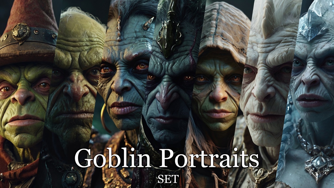 Media 1 for listing Goblin Portraits