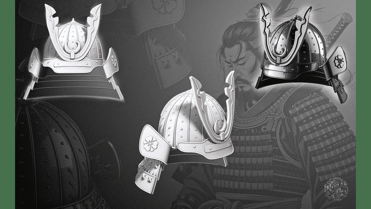 Media 1 for listing Samurai Kabuto Helmet #RoZ