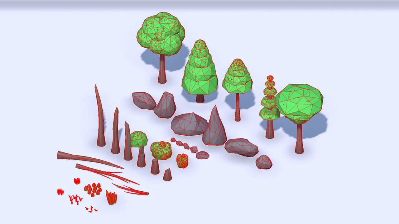 Media 1 for listing Low Poly Forest Assets