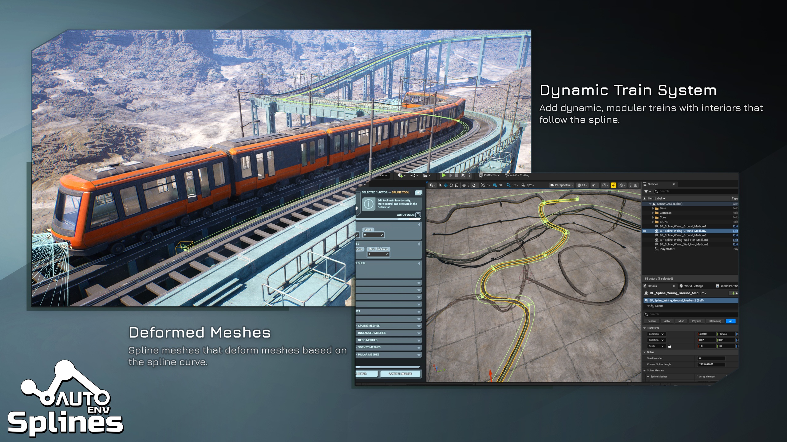 Media 1 for listing AutoEnv Procedural Spline Tool