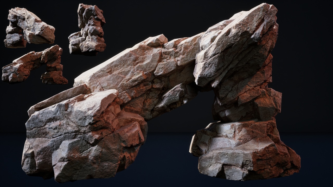 Media 1 for listing Eight high-precision rock types in film and television games