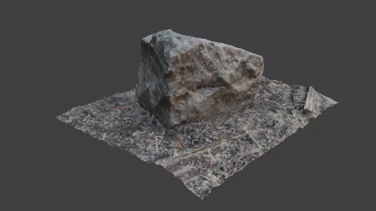 Media 1 for listing 3D Scanned Stone Model With Multiple LODs