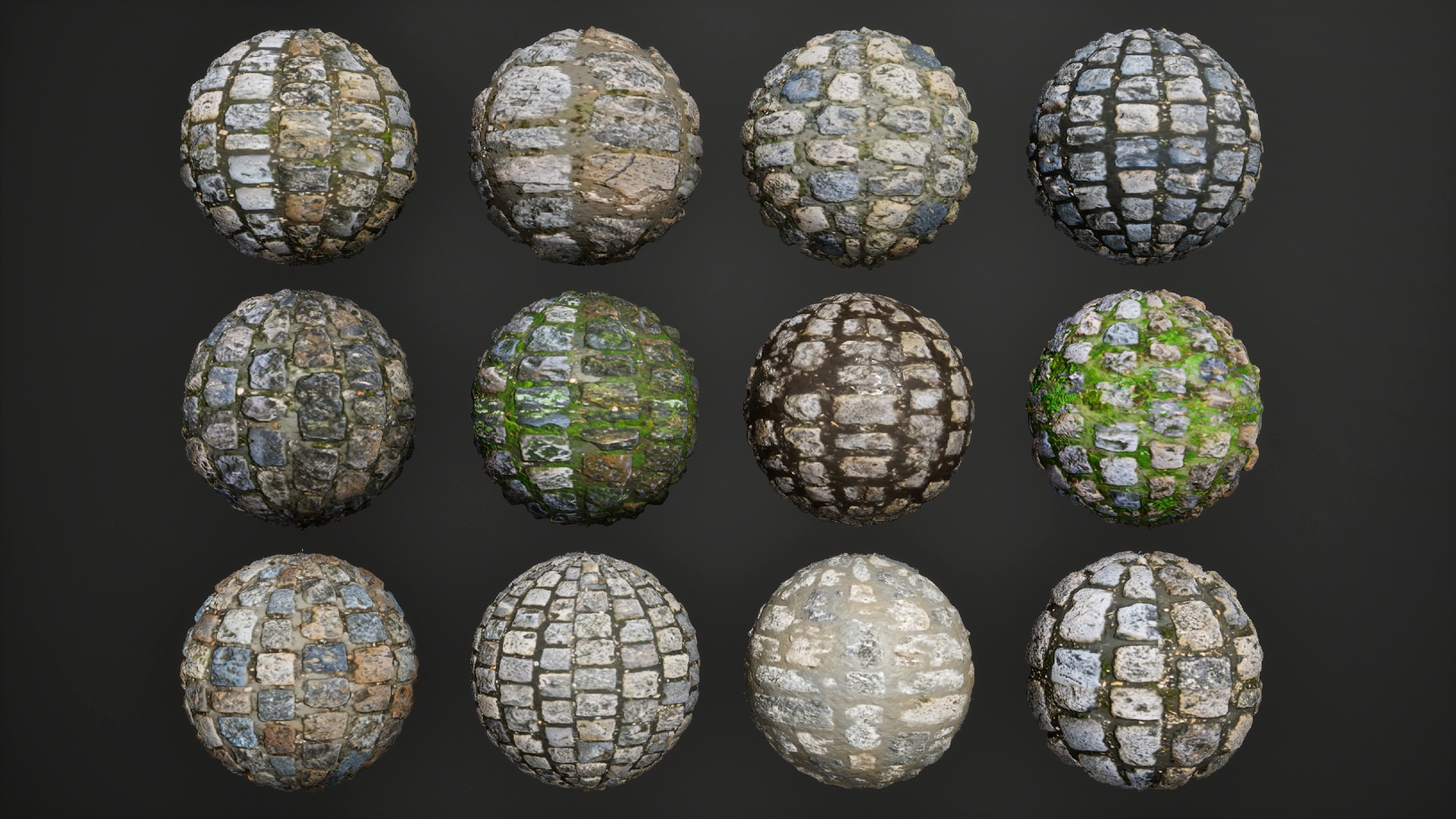File multimediali per l'articolo Realistic Materials - Cobblestone 1: 1