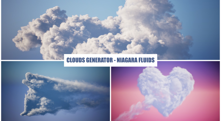 Clouds Generator - Niagara Fluids | Fab