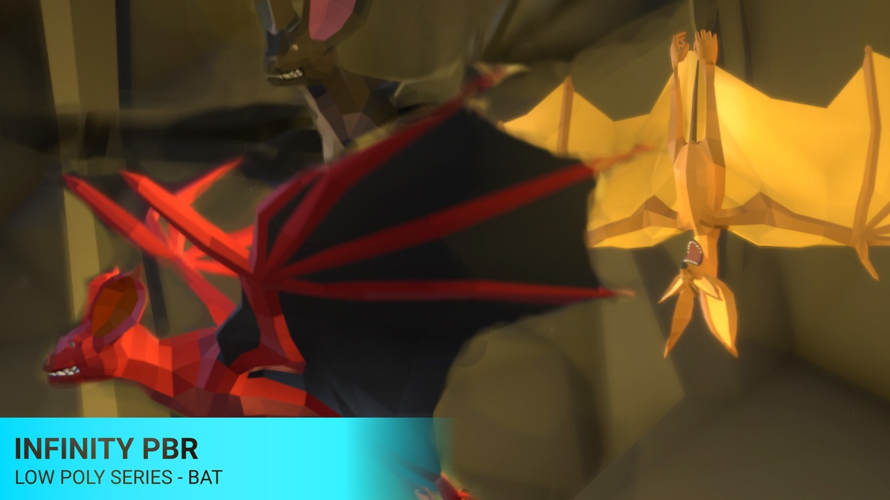 Media 1 for listing Low Poly - Bat