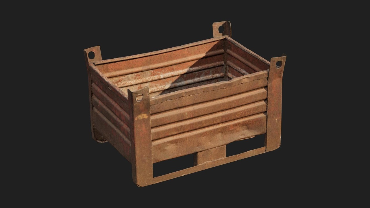 Industrial Junkyard Crate Metal 제품 등록을 위한 미디어 1개