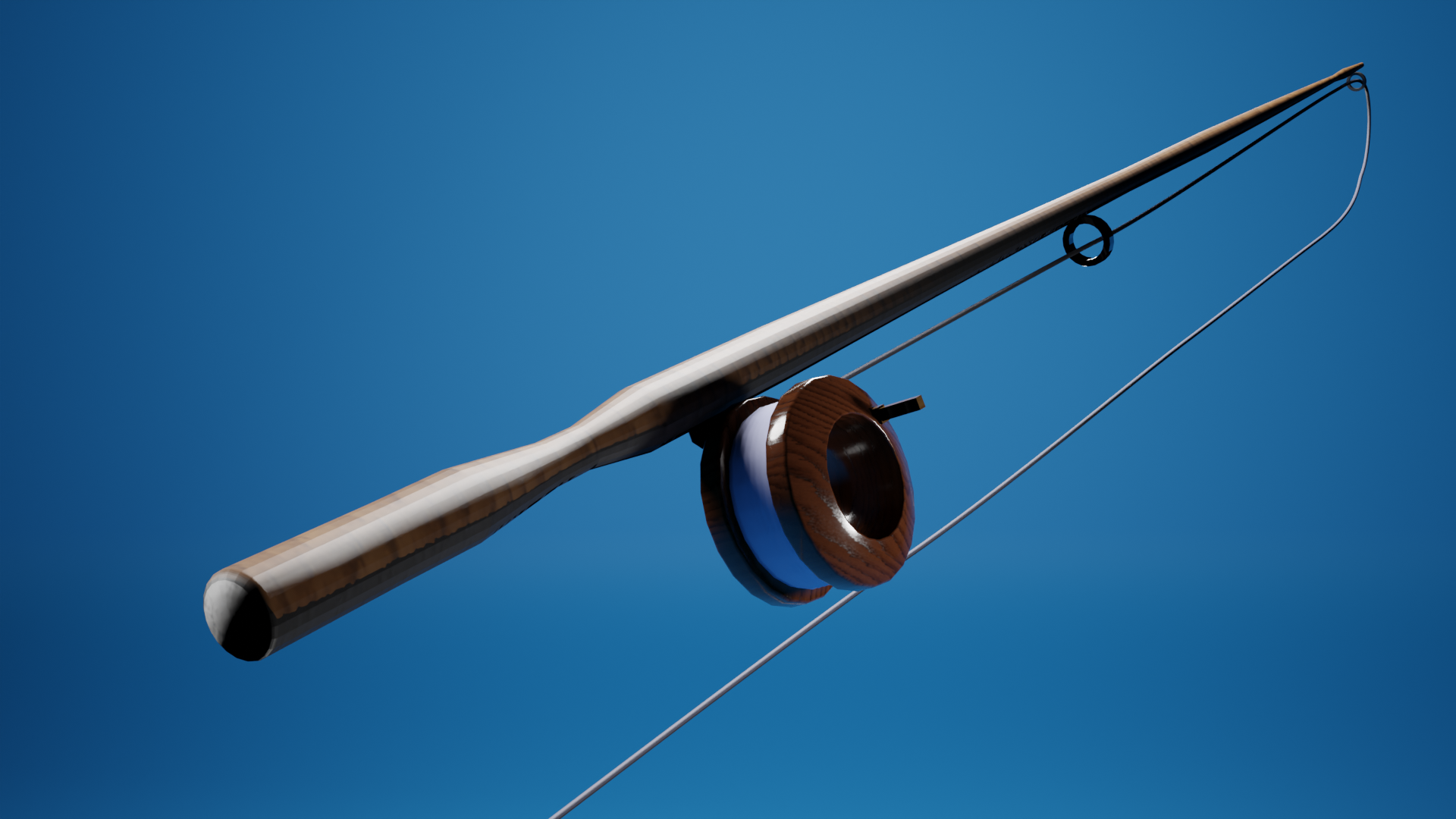 Rigged Medieval/Ancient Fishing Rod | Fab