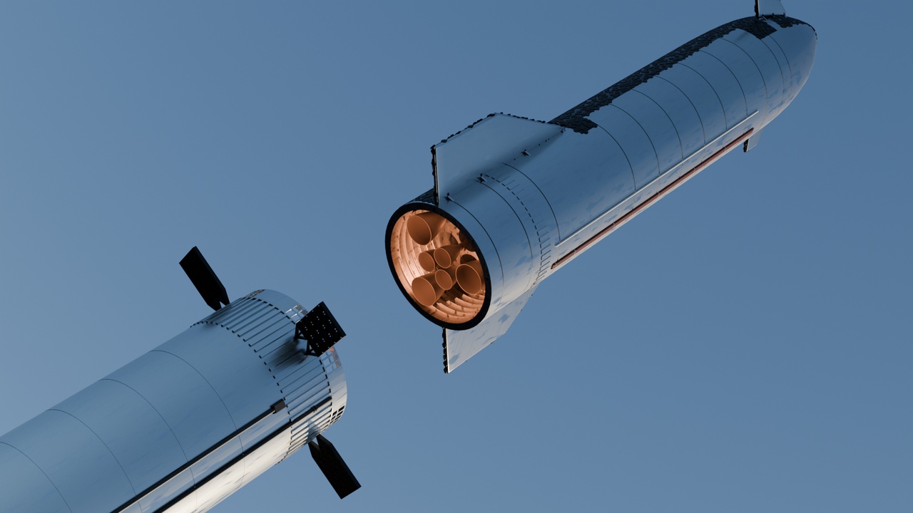 Media 1 for listing Starship & Super Heavy Rocket – High Detail 3D Model