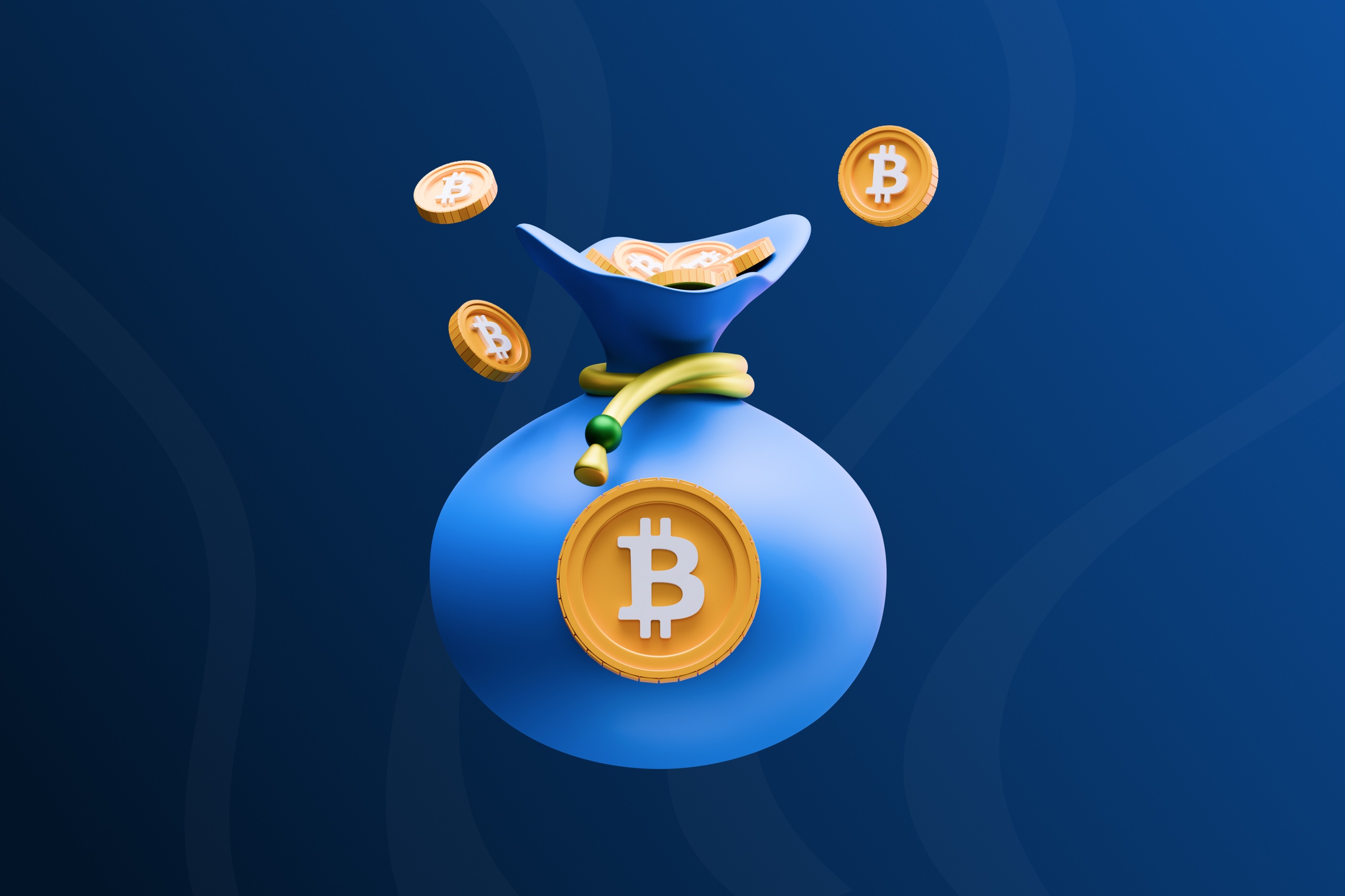 Media 1 for listing 3D Bitcoin Bag Icons