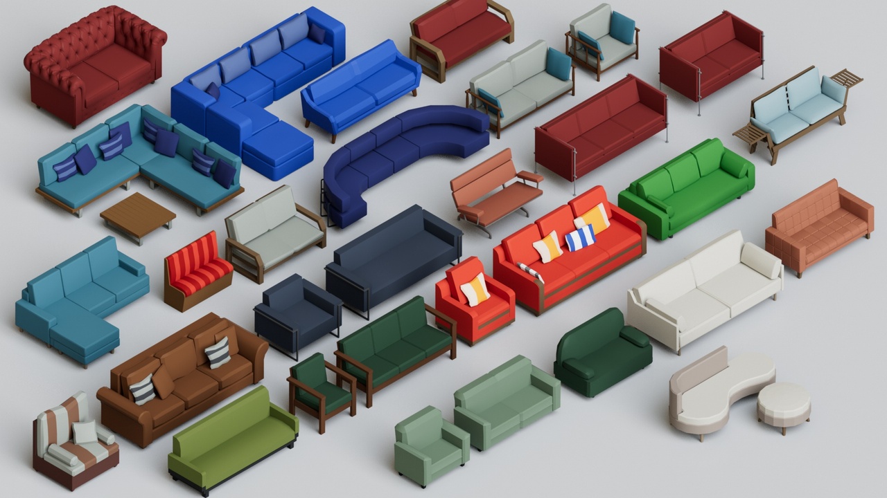 Media 1 for listing 30 Sofa Mega Pack Collection
