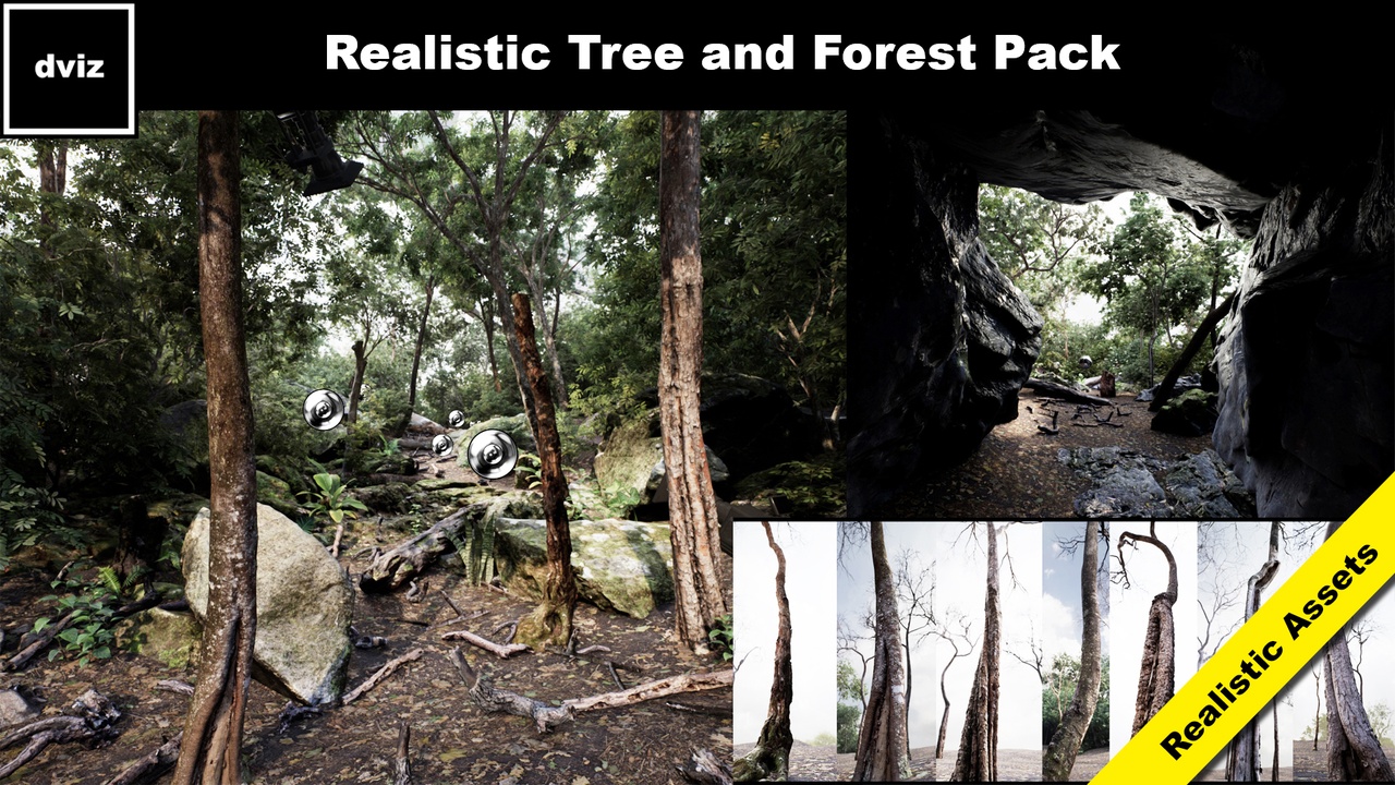 Media 1 for listing Trees: Realistic Forest Plants Pack