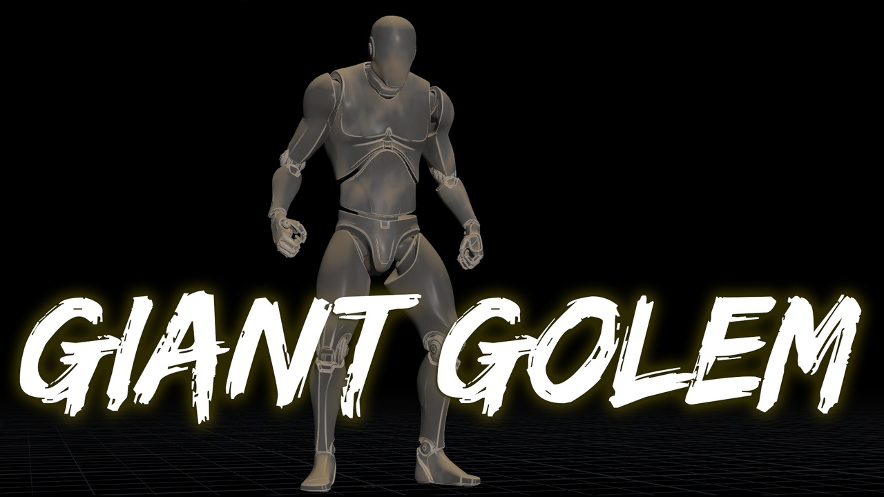 商品 Giant Golem AnimSet 的媒体 1
