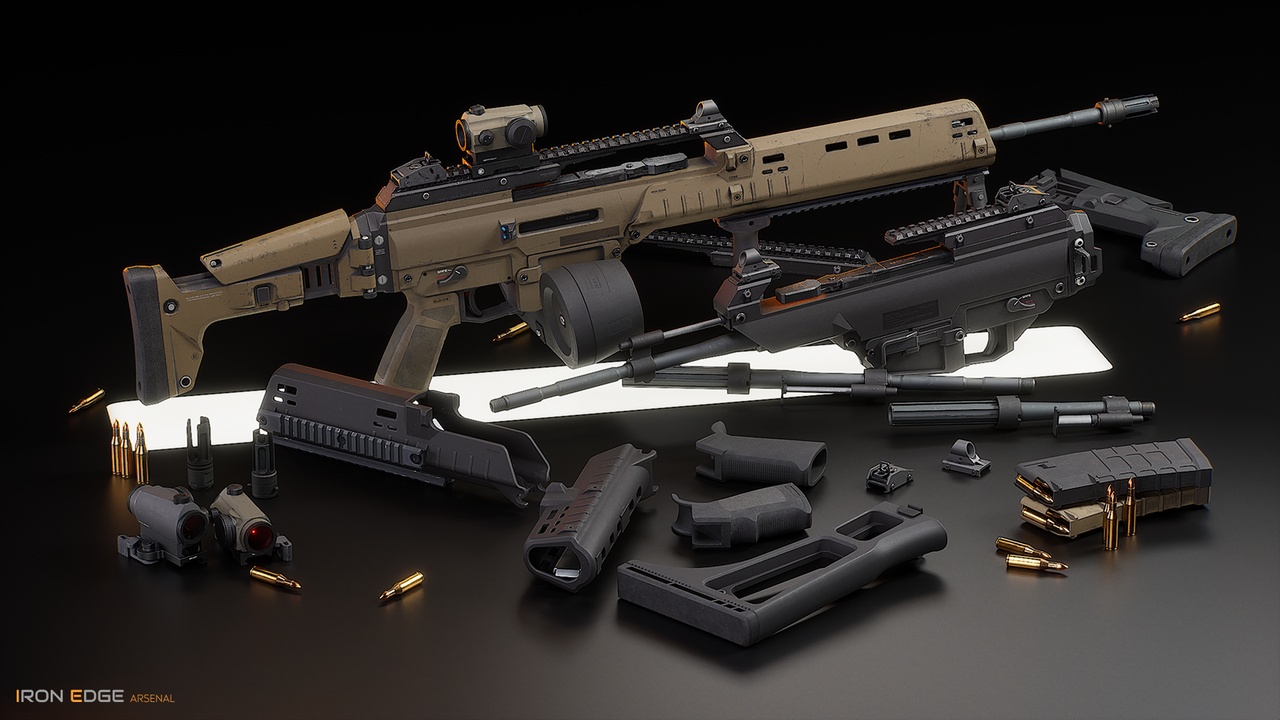 Media 1 for listing IE Ultimate Modular Kit – Modern German Rifle - C390