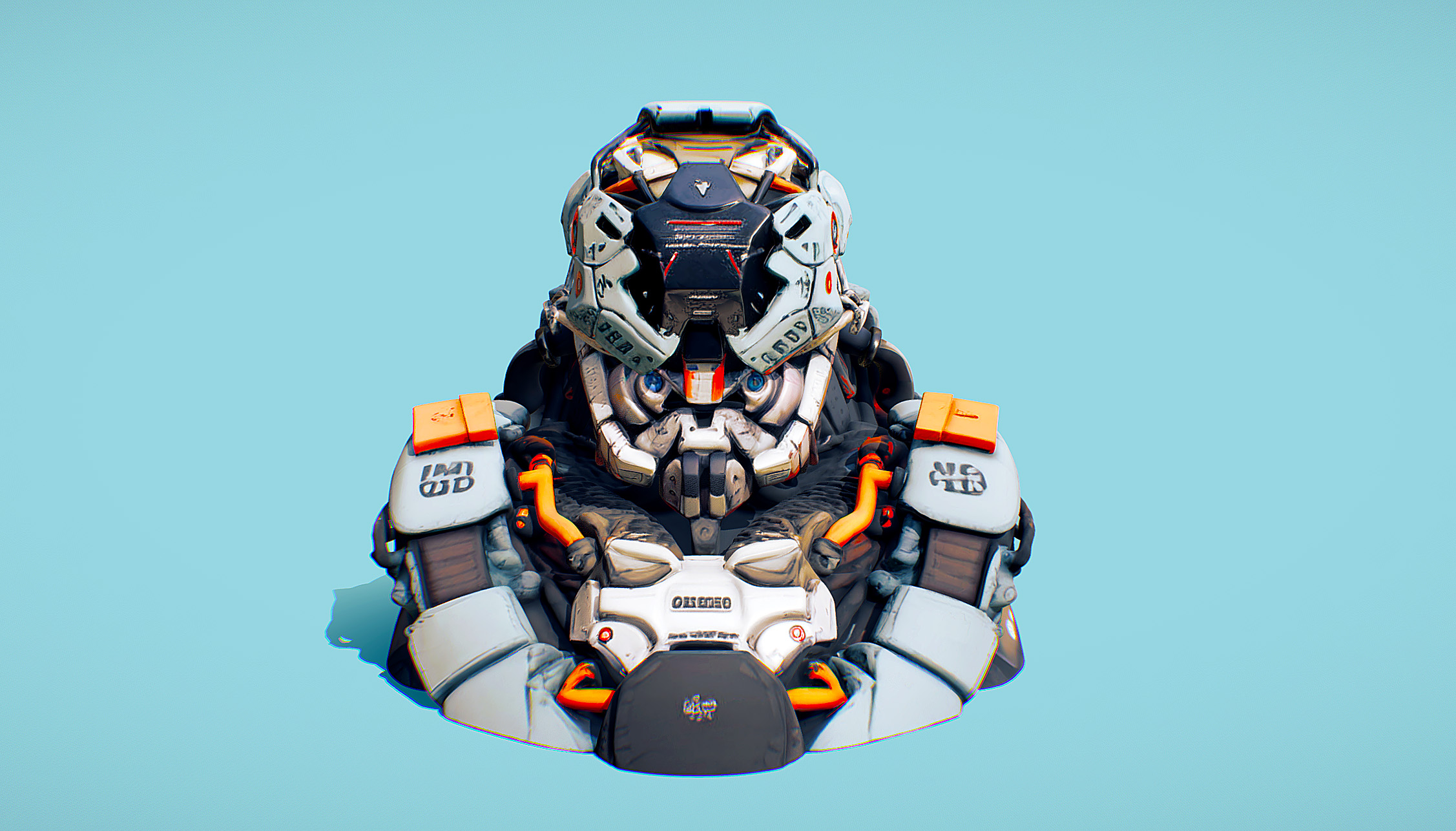 cyborg head part | Fab