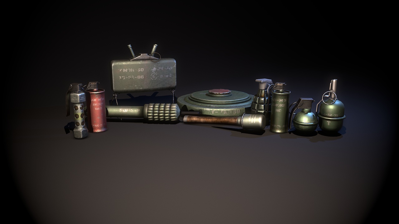 Grenades Pack 제품 등록을 위한 미디어 1개