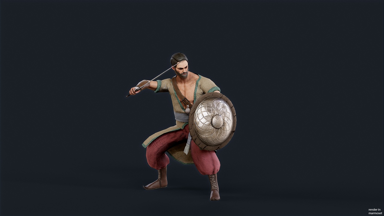 Media 1 for listing Persian warrior with a sword