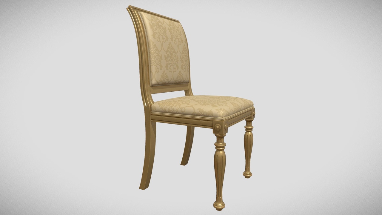 Media 1 for listing Classic Luxurious Dining Chair in Gold