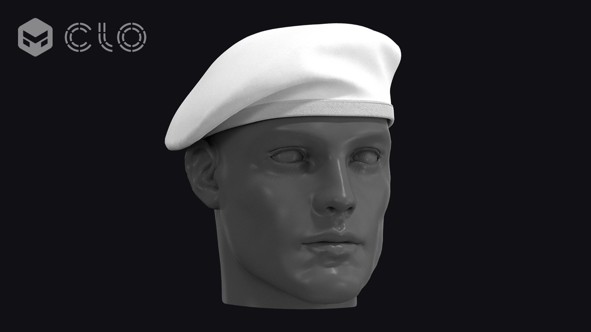 Media 1 for listing BASIC MILITARY BERET / zpac zprj obj fbx highpoly